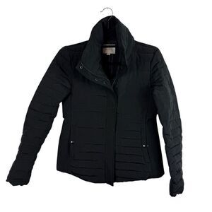 LOFT Black Puffer Coat- Size XS